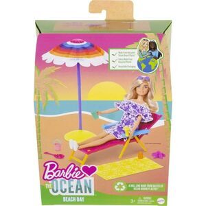 Barbie Loves the Ocean Beach Day Playset for 12in Dolls Accessories NEW​